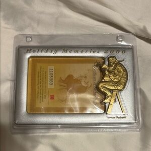 Norman Rockwell Gold and Silver Limited Edition Christmas Frame NWOT
